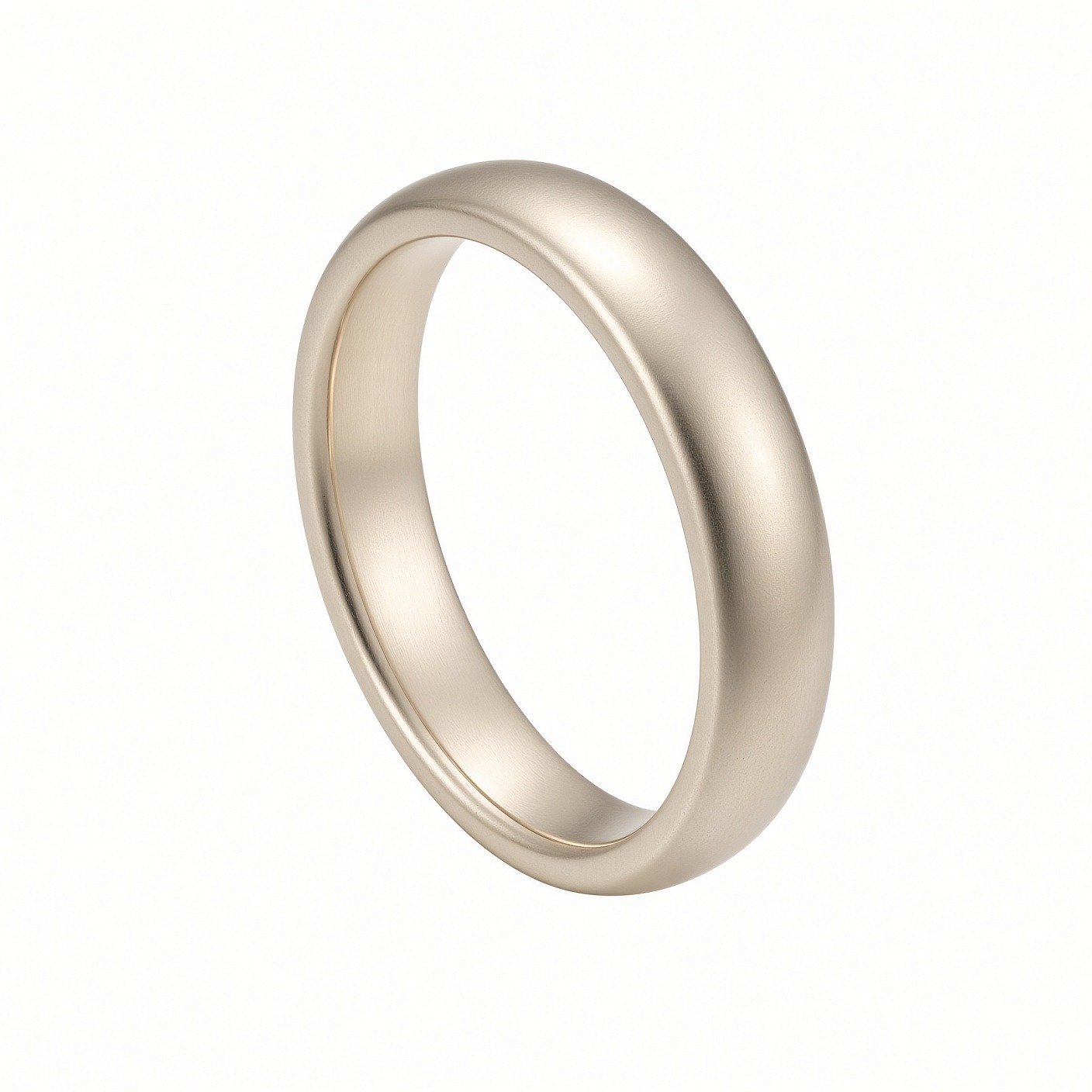 Обручальное кольцо в серебре 925 Simple Matte 5 мм Standart — Серебро 925