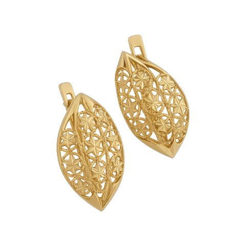 Серьги из красного золота 375 — Красное золото 375 Вес: 2,94 г