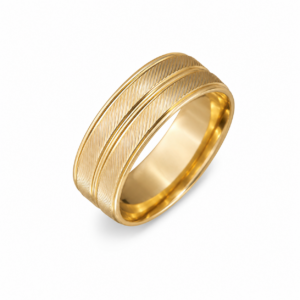 Кольцо «Golden Feather» из желтого золота 585