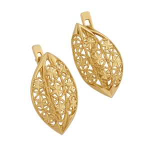 Серьги из красного золота 375