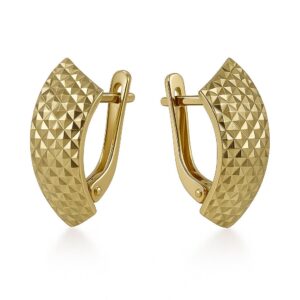 Серьги из красного золота 585