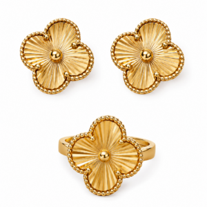 Комплект из желтого золота 585 Van Cleef