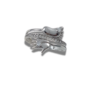 Кольцо из серебра 925 с цирконом