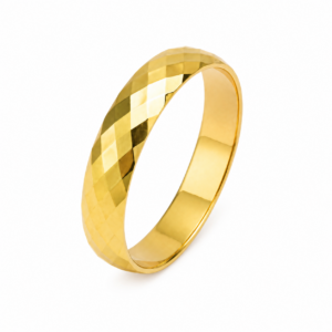 Кольцо «Golden Mosaic» из желтого золота 585