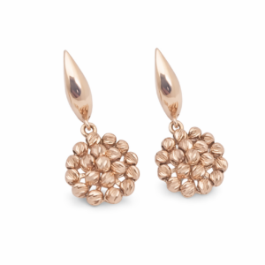 Серьги из красного золота 585