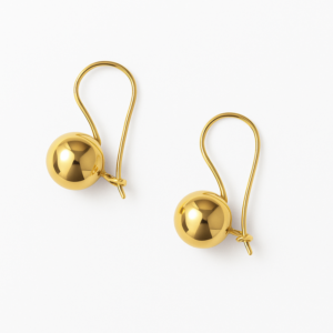 Серьги из красного золота 585