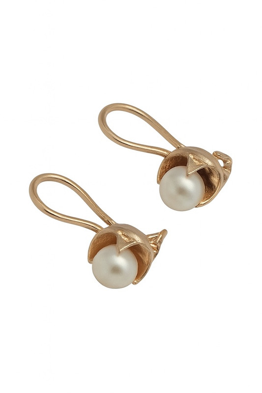 Серьги в красном золоте 585 — Красное золото 585