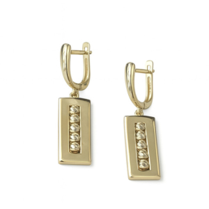 Серьги из желтого золота 585